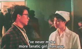 "I never met a more fanatic girl than you."