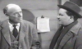 Royston & McGill practice their Abbott & Costello routine for Atomic Scientist's Amateur Night